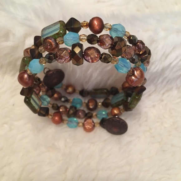 Triple Stack Wire Bracelet - Picture 2 of 2